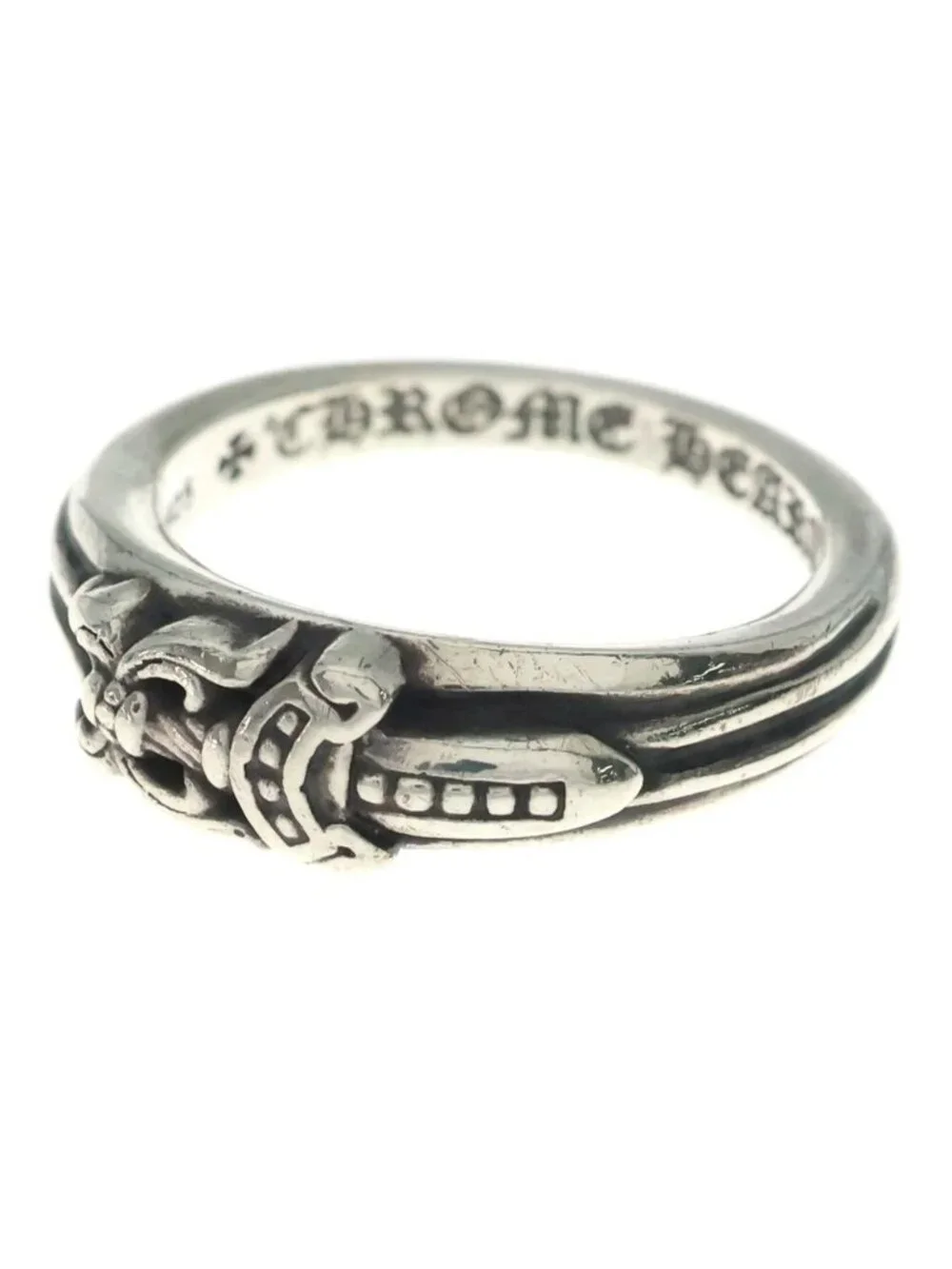 Chrome Hearts Baby Clsc Classic Dagger Ring Silver